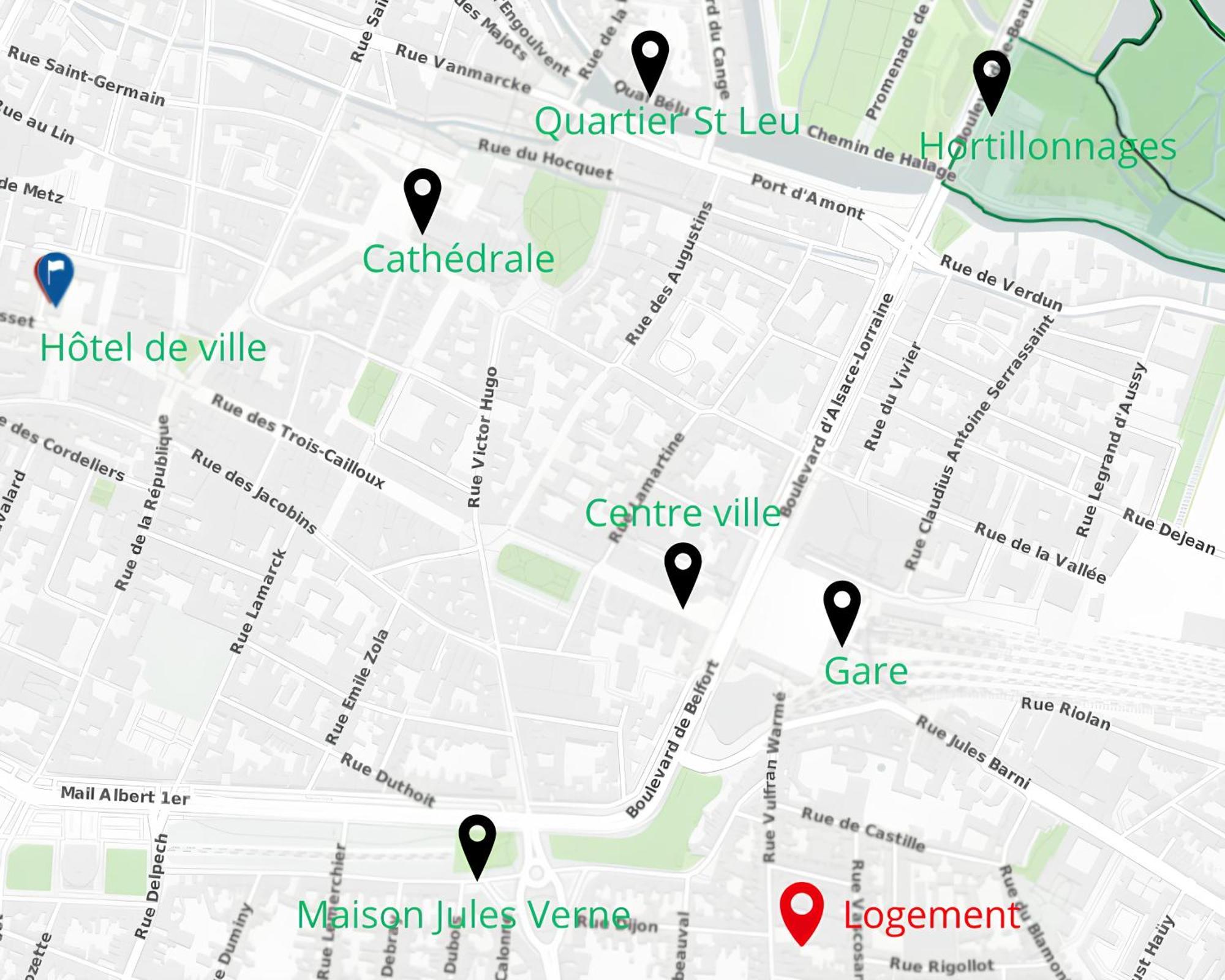 400M Gare&Centre Ville, Seche Linge, Local Velo Amiens Exterior photo